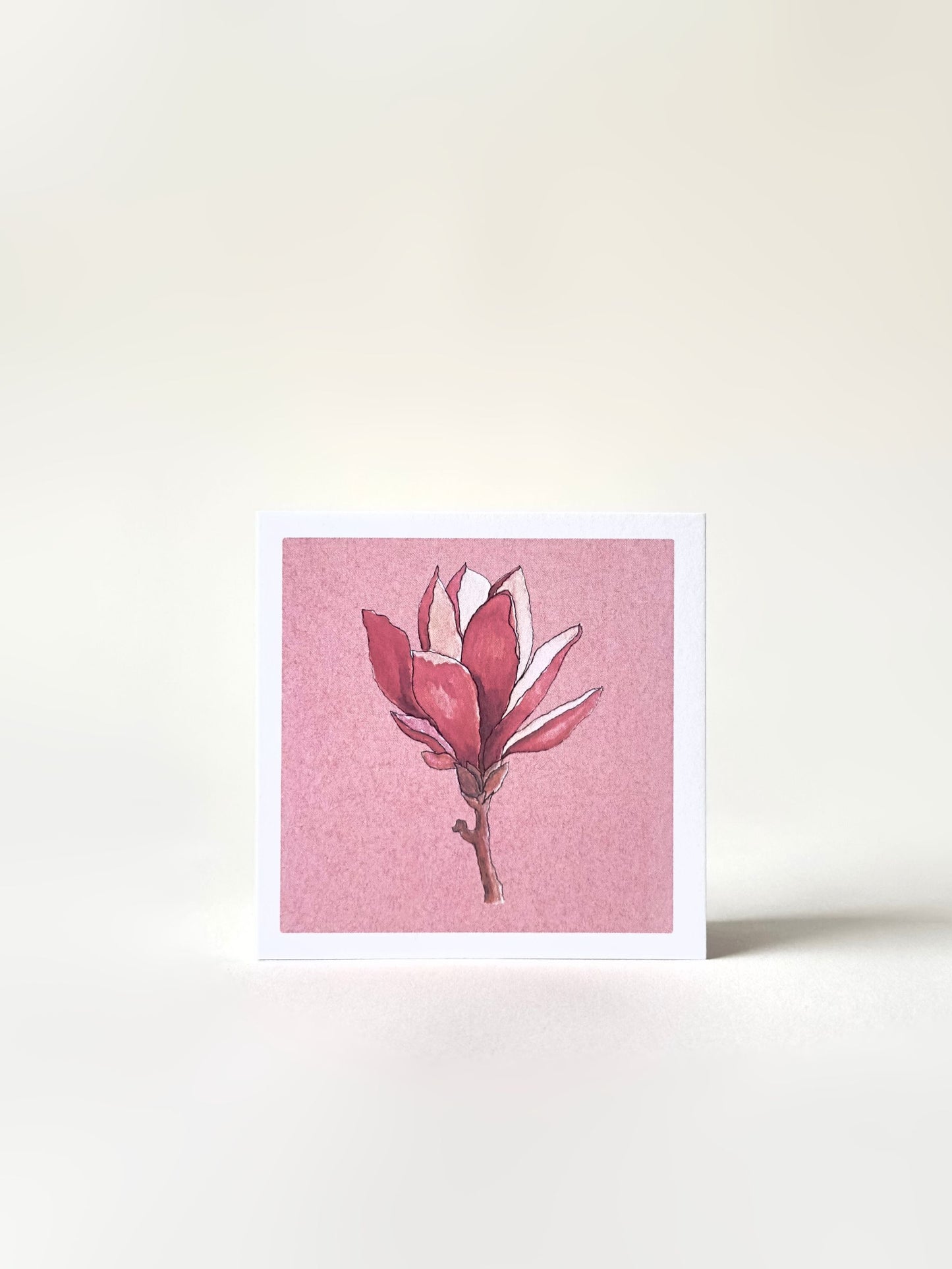 Set of Four Greeting Cards: Florals