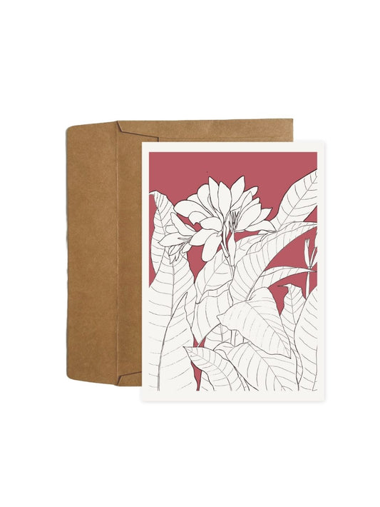 Botanical Watercolor Greeting Card