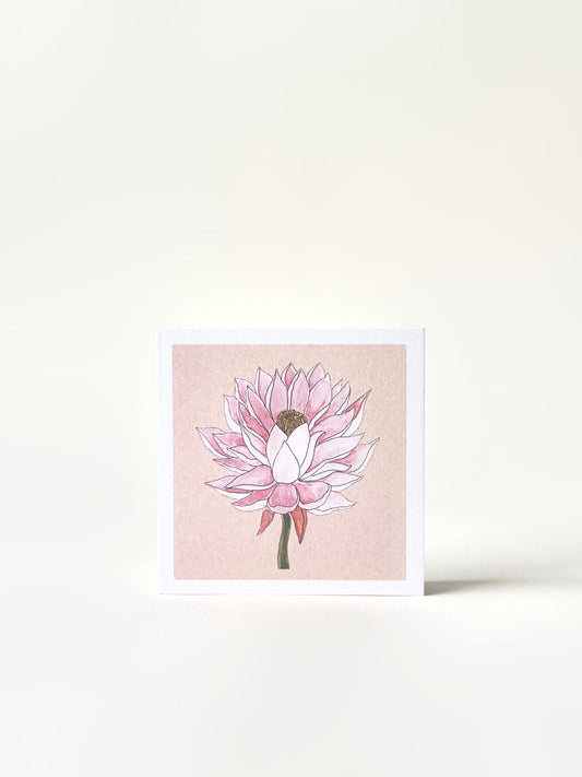 SET OF FOUR GREETING CARDS: FLORALS