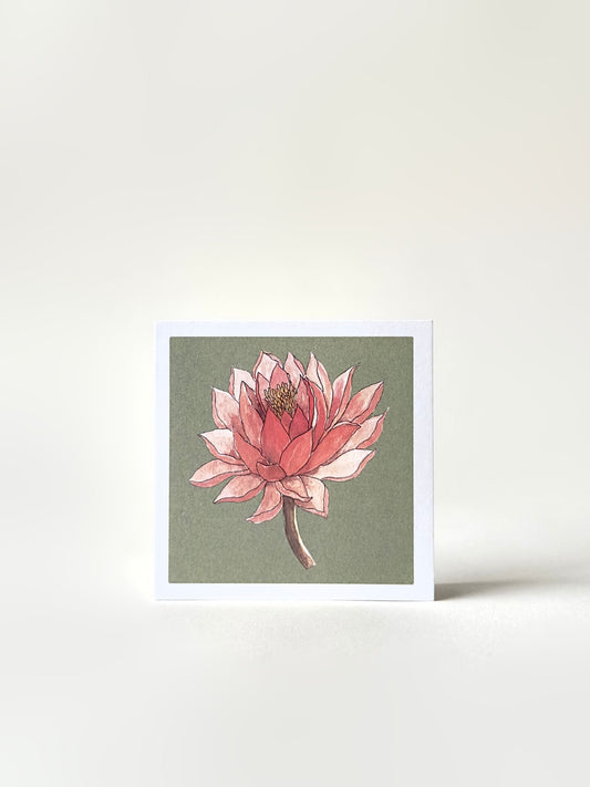 SET OF FOUR GREETING CARDS: FLORALS