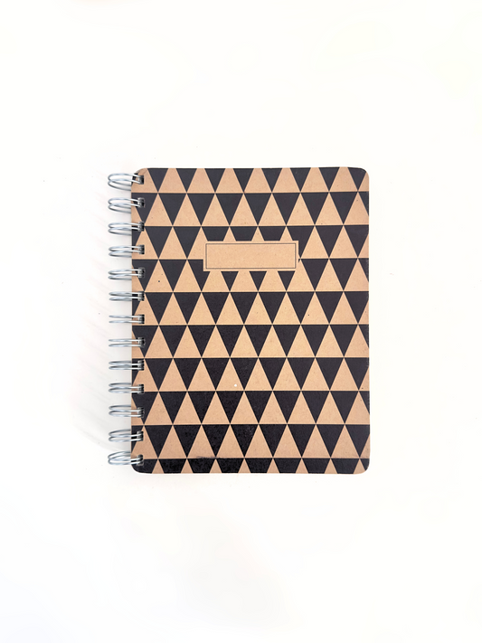 MINI WIRO NOTEBOOK: WOODBLOCK PATTERN