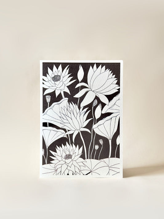 BOTANICAL WATERCOLOR GREETING CARD