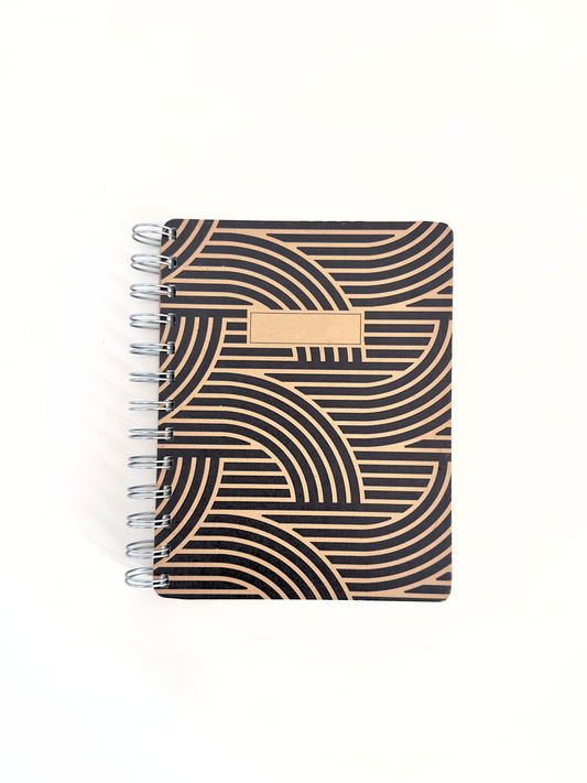 MINI WIRO NOTEBOOK: WOODBLOCK PATTERN