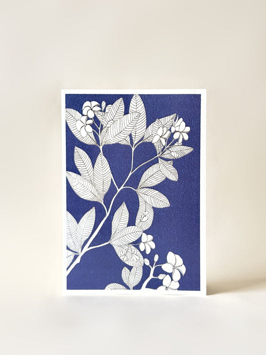 BOTANICAL WATERCOLOR GREETING CARD