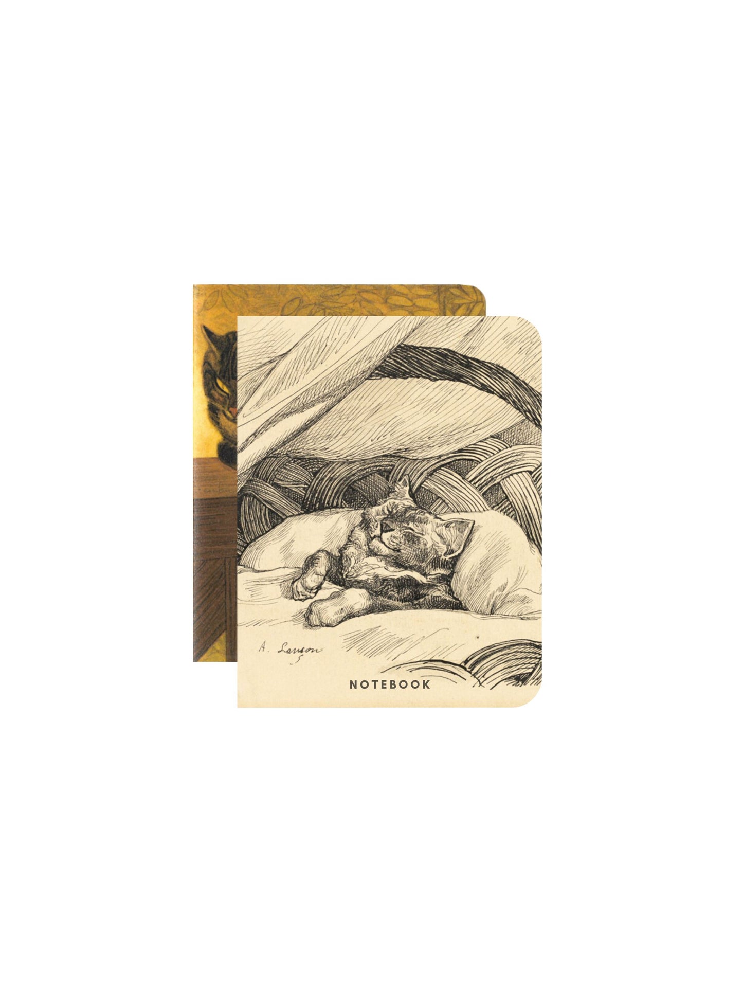 Cat Pocket Notebook: Set of 2