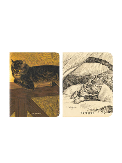 Cat Pocket Notebook: Set of 2