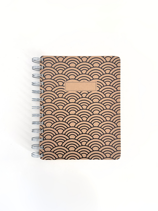 MINI WIRO NOTEBOOK: WOODBLOCK PATTERN