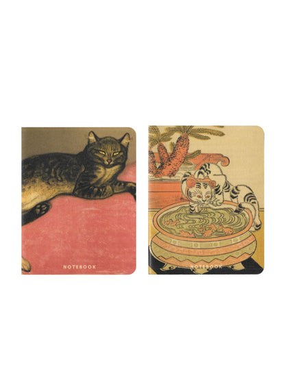 Cat Pocket Notebook: Set of 2