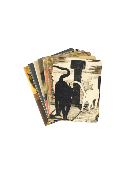 Set of 8 Pocket Notebooks: Cats