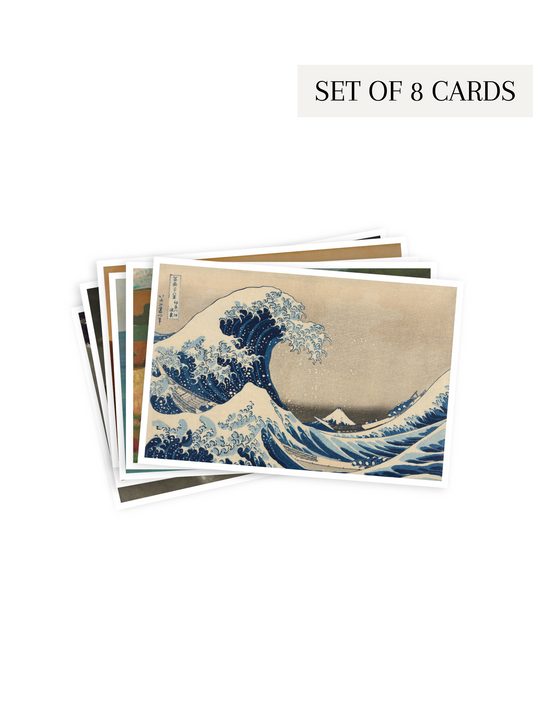 SET OF 8 GREETING CARDS: COASTAL ARTWORKS